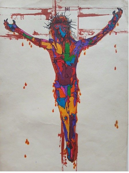 The Crucified Christ in Colour